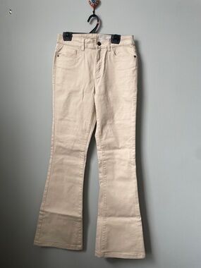 Noisy May Cream Flared Women’s Jeans